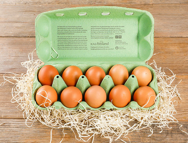Bio Eggs, 10 pieces of 53g+