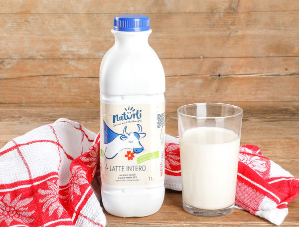 Whole milk past. with natural fat content, min. 3.8% fat, 1lt